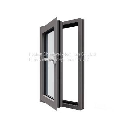 Foshan Factory Aluminum Frame Double Glazed Windows Aluminum Glass Window