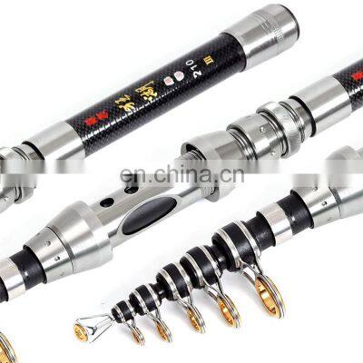 2.7M Ultra Light Carbon Fiber Telescopic Rod Matrix Technology Fishing Rod Portable Rotating Carp Fishing Rod photo-3