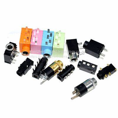 Headphone socket 3.5mm audio video female socket 3.5 stereo dual sound fatigue pj313d 3f07