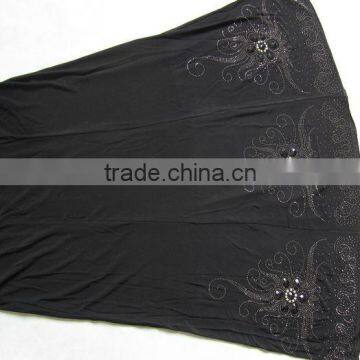 NY260 Wholesale 2014 Islamic Modest black skirt abaya