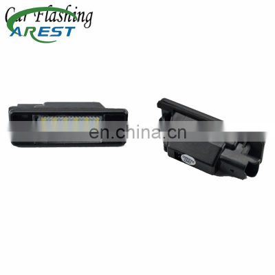 2Pcs Error Free 18 LED License Plate Light for Peugeot 207 308 Citroen Berlingo C2 C3 Pluriel Baujahr 2004-2009 C4 C5 C6 DS3 P12