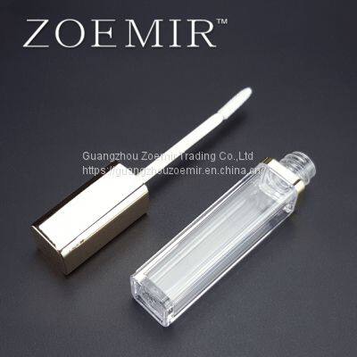 Luxury Gold Lipgloss Tube Empty Crystal Liquid Eye Shadow Container photo-4