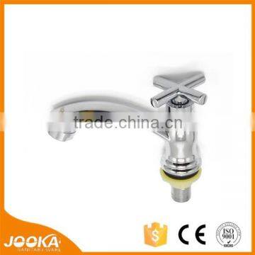 new design cross handwheel single hole basin taps for bathroom