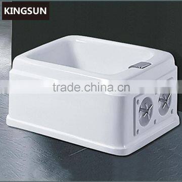 Kingsun Rectangular Acrylic Pedicure Tub Foot Bath Tub