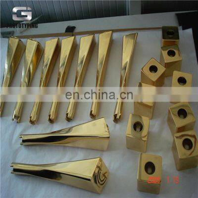 Sla 3d Printing Golden Prototyping Electroplating Resin Craft Trophy Chrome Plated Plastic Rapid Prototyping photo-5