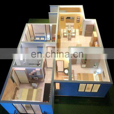 Professional Elaborated Residential Building Architectural Interior Scale Models Making for House Design and Plan