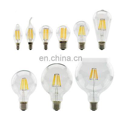 LED Spiral C35 ST64 G45 A60 G80 G95 G125 E26 E27 Dimmable LED Light Bulb