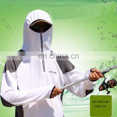 2020 Most Popular New Style  Quick Dry Sports Clothing Sun Protection Hooded fishing suit