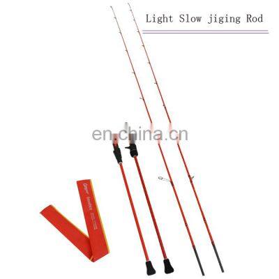 Red Hunter  1.68m1.8m1.98m Saltwater Fishing Rods Light Slow Jigging Rod Jigging Spinning Casting Rods