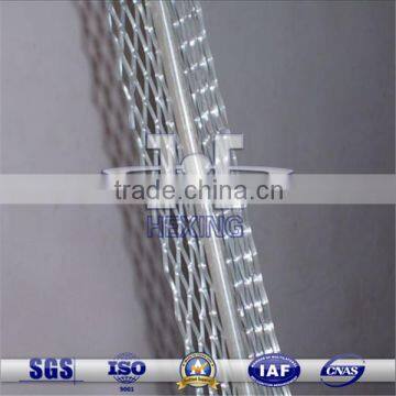 Hot-dipped Galvanized Expanded Angle Bead with Mesh