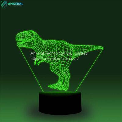 Dinosaur 3D Optical Illusion Lamp APP Control Best Price on Sale photo-4