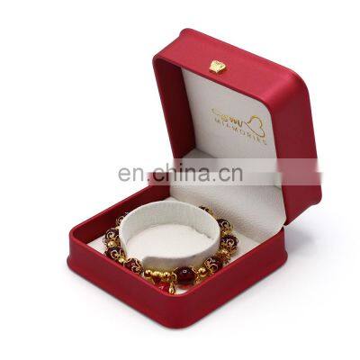 Multifunctional High Quality Red Velvet Inside Pu Leather Jewelry Box Luxury Necklace Box