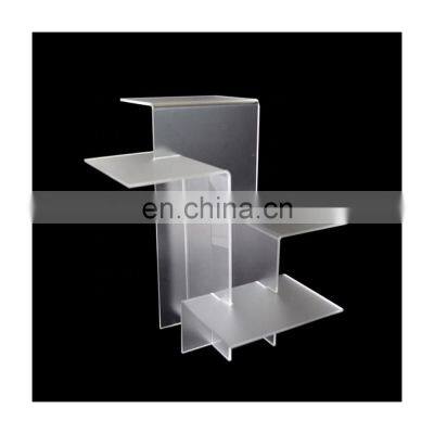 4-Tier RISER SHOWCASE DISPLAY TRADE SHOW JEWELRY DISPLAYS Frosted RISER SET