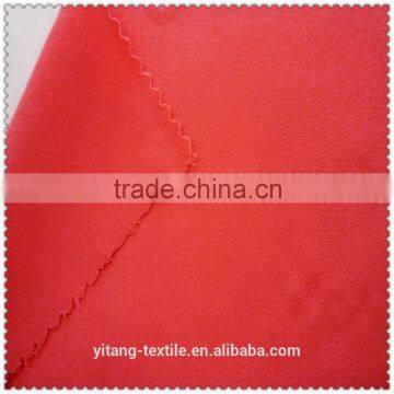 Red spandex polyester fabric