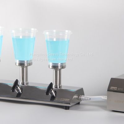 Inline microbial membrane filtration Pump