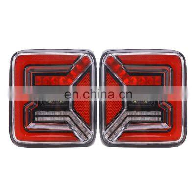 Shanghai Sanfu Car Accessories Fit For Jeep W rangler JL 18+ JL1168 Taillight Led Taillights Smoked LED Tail Light Reverse Brake