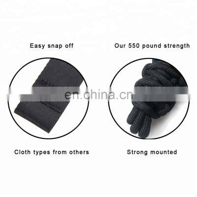 2PCS Black Paracord Door Limiting Straps Limiter Restrictor For Jeep Wrangler CJ YJ TJ JK photo-5