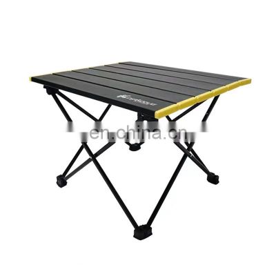 portable folding outdoor furniture wine square bbq camping metal travel foldable aluminum travel small picnic table