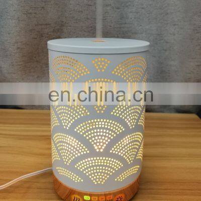 3D Moving Flame Atmosphere Lamp Ultrasonic Essential Oil Glass Aroma Diffuseurs Huiles Essentielles Magic Flame Humidifier photo-5