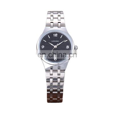 LONGBO 8776A Unisex Ladies Quartz Wrist Watch Custom Logo Chain Stainless Steel Case & Strap Watches