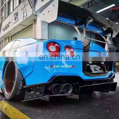 Runde High Quality LB V2 Style Fiber Glass Material GTR R35 Wide Body Kit For 2008-2019 Nissan GTR R35 Body Kit photo-3