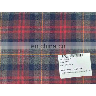 High Quality Promotion Yarn Dyed Cotton Flannel 57/58 Shirt Fabric photo-3