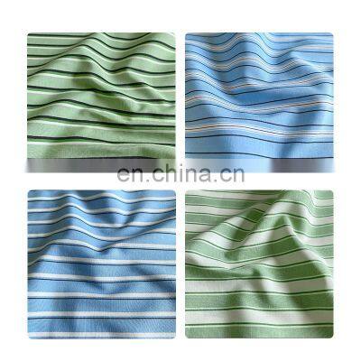 garment industry shirts yarn dyed stripe polyestercotton fabric clothing