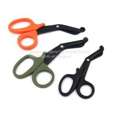 Hot-selling Bandage Scissors Colored Trauma Shears With Lazer Logo photo-4