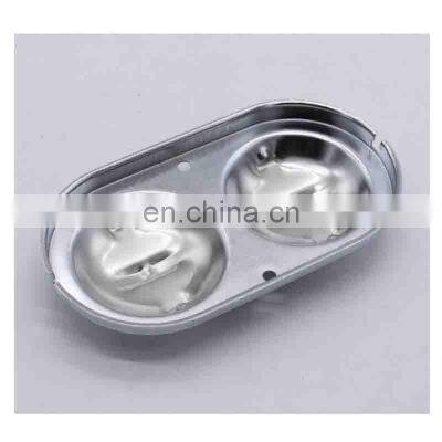 CHROME GM BRAKE MASTER CYLINDER COVER DUAL BAIL BRAKES FOR CHEVY SBC BBC 350 454 COR photo-2