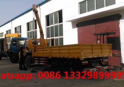 Dongfeng Duolika LHD/RHD 3.2 Tons Telescopic Crane Boom Mounted on Truck for Sale photo-4