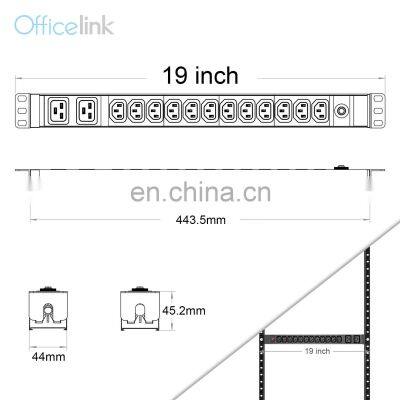 PDU Socket With IEC C13 IEC C19 and Thermal Breaker photo-3