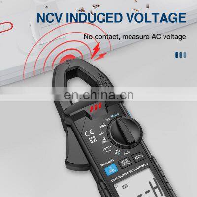 Digital Clamp Meter T-RMS 10000 DC/AC 200A 6mA Ammeter Multimeter Car Current Voltmeter Capacitance Temp Tester CE Clamp Meter photo-3