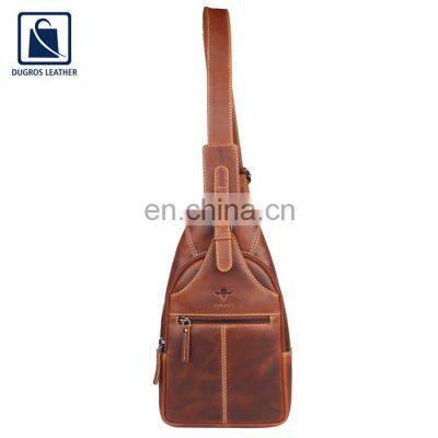 Elegant Design Wholesale Best Selling Anthracite Fittings Crossbody Zipper Messenger Bag for Male at Competitive Price