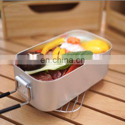 Custom Aluminum Lunch Box Travel Camping Picnic Dinner Picnic Lunch Box Pot photo-2