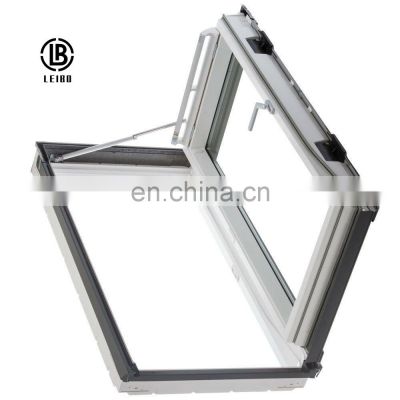 Aluminum Skylight Top Hung Window Luxury Rainproof Side Hung Window