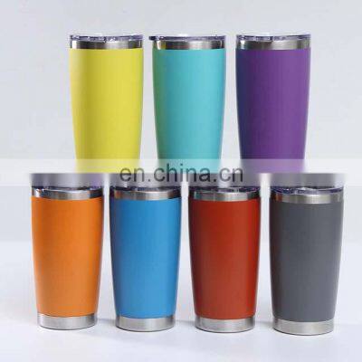 Travel Stainless Steel 20oz Wholesale Double Walled Tumbler With Lid