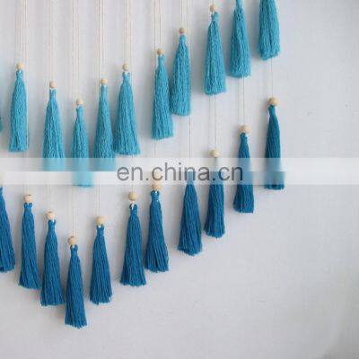 Hot New Large Macrame Backdrop Wall Hanging With Tassels Boho Decor photo-3
