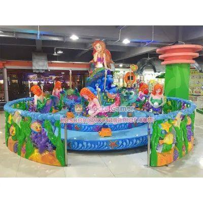 Tai Lok Children's Carousel in Zhongshan, Guangdong Luxury Carousel Carousel Entertainment Equipment Rotary Lift Mermaid Carousel Ocean Theme photo-2
