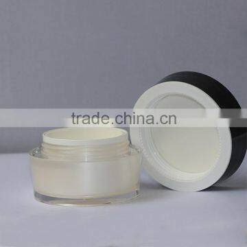 50g OEM Acrylic Material White Face Cream Jar photo-2