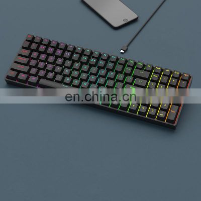 teclado wireless colored computer bluetooth computer usb laptop ergonomic gaming rgb led gamer accessories mechanical keyboard