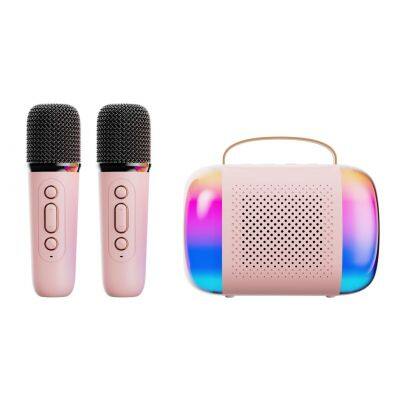 Active Portable Speakers RGB Colorful Lighting Effects LED Super Loud Sound USB WiFi Connectivity Y5 Karaoke Speaker With Mic