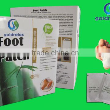 Goldrelax foot patch with perfect packaging