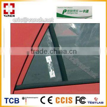 UHF RFID Windshield Label for Auto car inventory location in warehouse