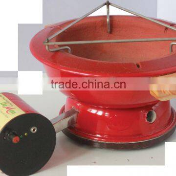 Clay Charcoal stove, handmade clay stove, Wholsale BBQ Tandoor Camping clay Grill Stove, hot pot stove - Red 24 stove