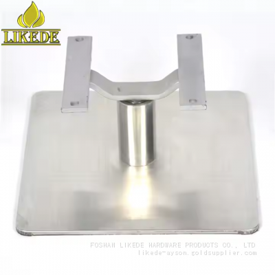 Stainless Steel Swivel Square Chair Base Rectangular Chair Base for Laundry Warehouse Farmhouse Applications photo-5
