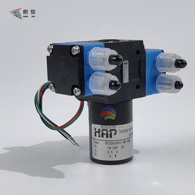 Ceramic Digital Machine Spare Parts HAP NT043KXC-HB600 Diaphragm Double-Head Liquid Pump 24 V Tian Gong Ferrari Parts Brushed Motor Double-Head Pump photo-3