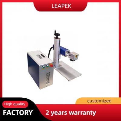 Split Type Mini Portable Laser Engraving Machine Raycus 20W 30W 50W Fiber Laser Marking Machine photo-5
