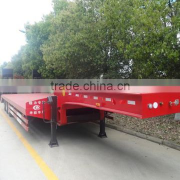 2015 high quality 40ft low bed semi trailer, 3 axles trailer for sale