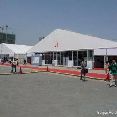Rental of White and Red Wedding Tents, Rental of Exhibition Tents, and Construction of Food Festival Tents photo-4