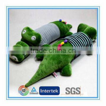 Custom stuffed animal shaped crocodile plush pillow